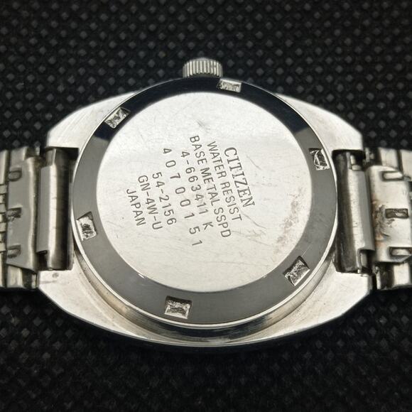 Vintage 1975 Citizen Automatic Womans Silver Watch W/daydate & Gold accents - Picture 8 of 9